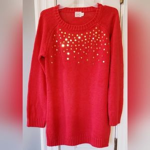 Wonder Nation Girls Sequin Embellished Cardigan, Size 10-12 L